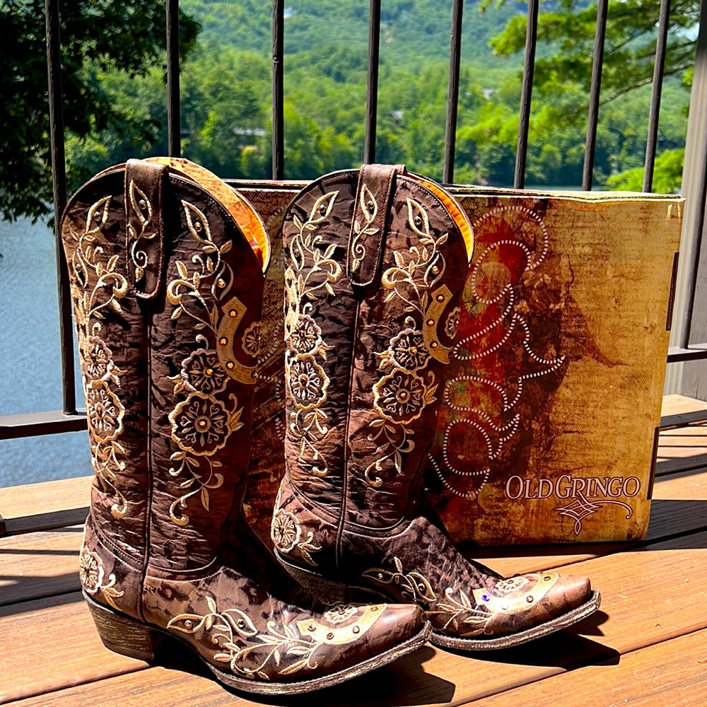 Old Gringo Chocolate Lucky boots size 7